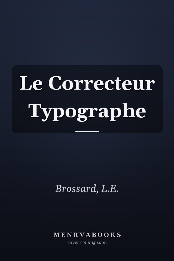 Le Correcteur Typographe
