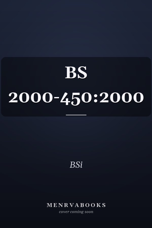 BS 2000-450:2000
