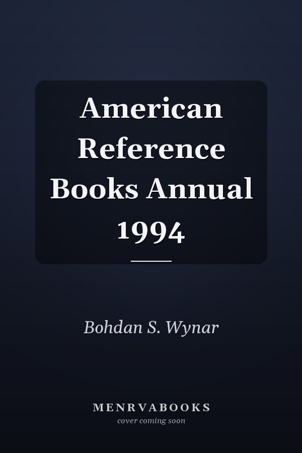 American Reference Books Annual 1994