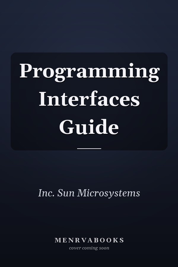 Programming Interfaces Guide