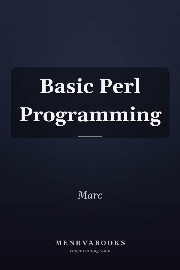 Basic Perl Programming