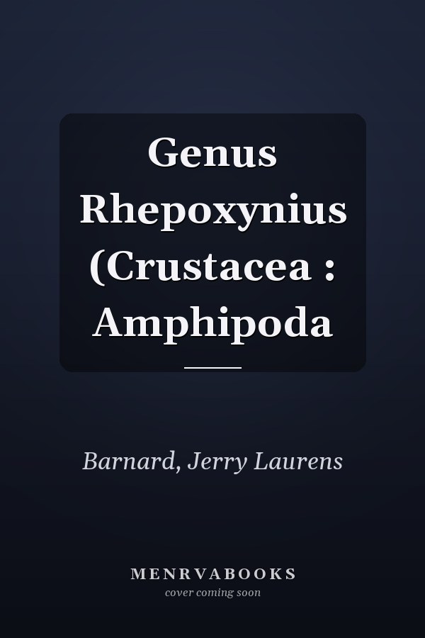 Genus Rhepoxynius (Crustacea : Amphipoda
