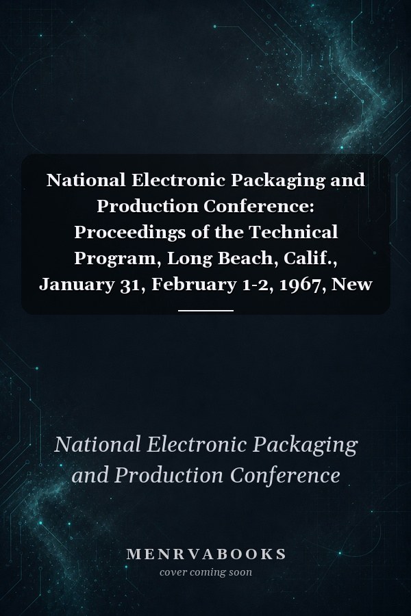 National Electronic Packaging and Production Conference: Proceedings of the Technical Program, Long Beach, Calif., January 31, February 1-2, 1967, New York, June 13-15, 1967
