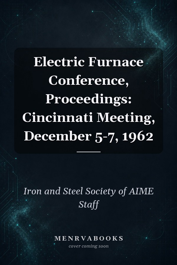 Electric Furnace Conference, Proceedings: Cincinnati Meeting, December 5-7, 1962