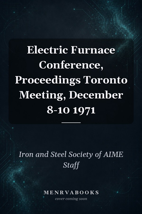 Electric Furnace Conference, Proceedings Toronto Meeting, December 8-10 1971