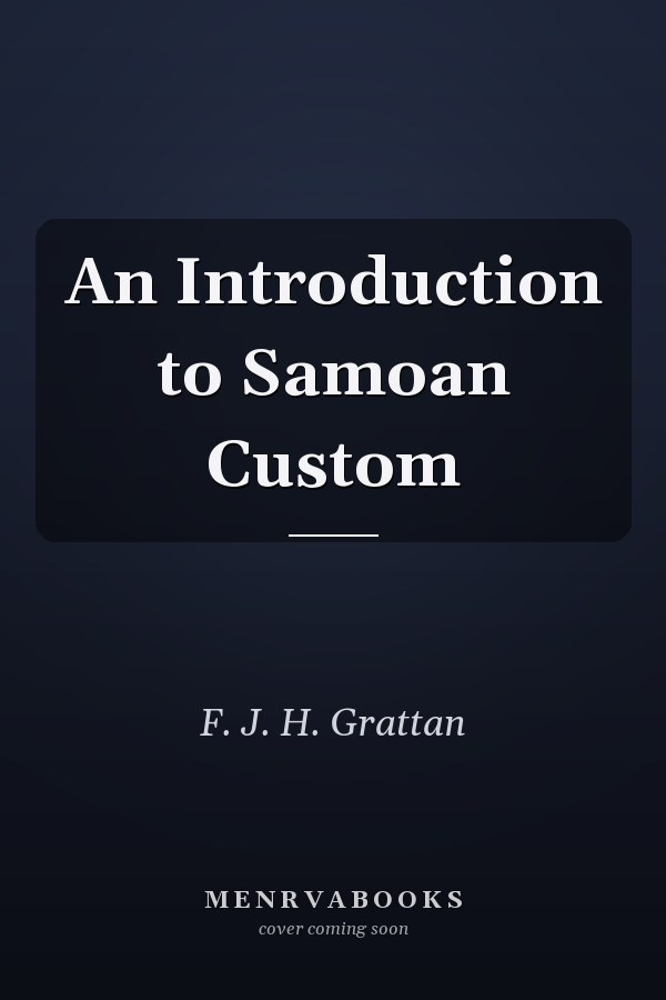 An Introduction to Samoan Custom