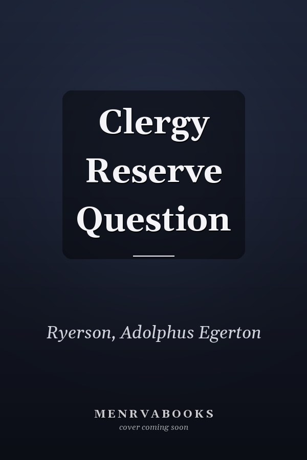 Clergy Reserve Question