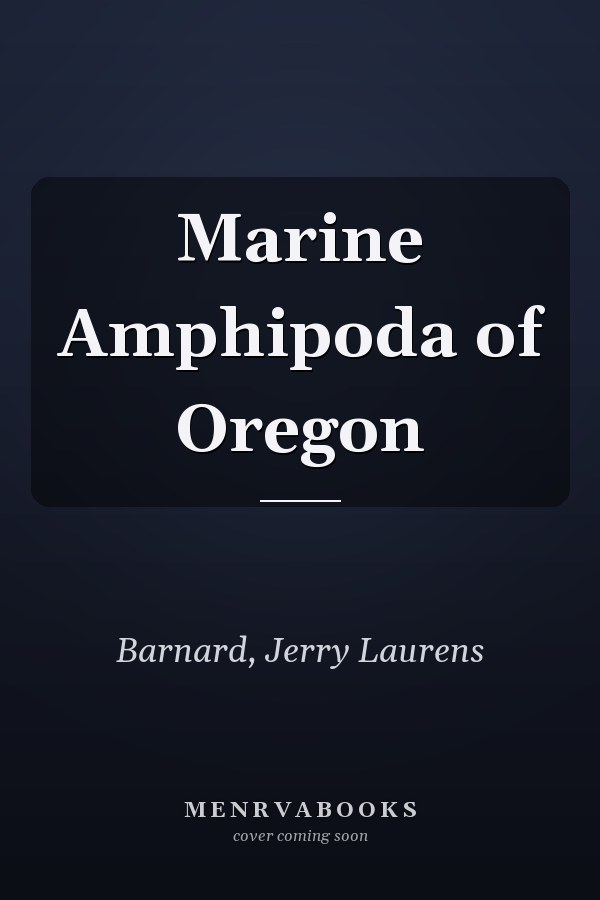 Marine Amphipoda of Oregon