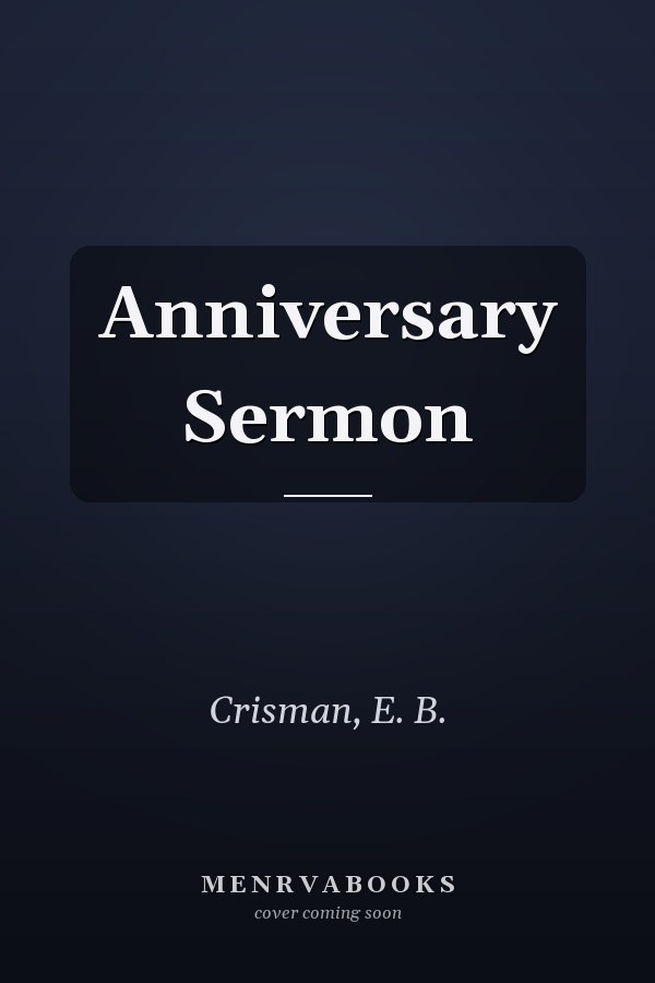 Anniversary Sermon