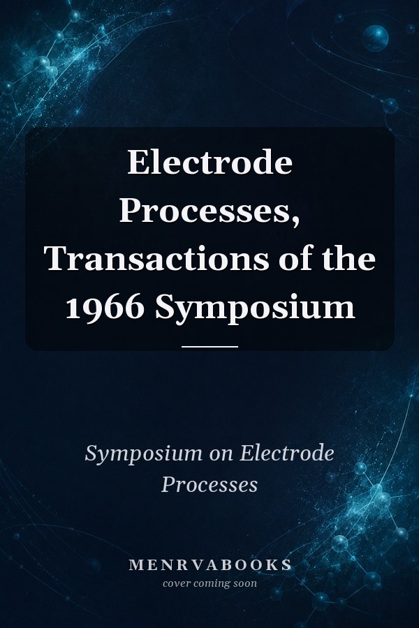 Electrode Processes, Transactions of the 1966 Symposium
