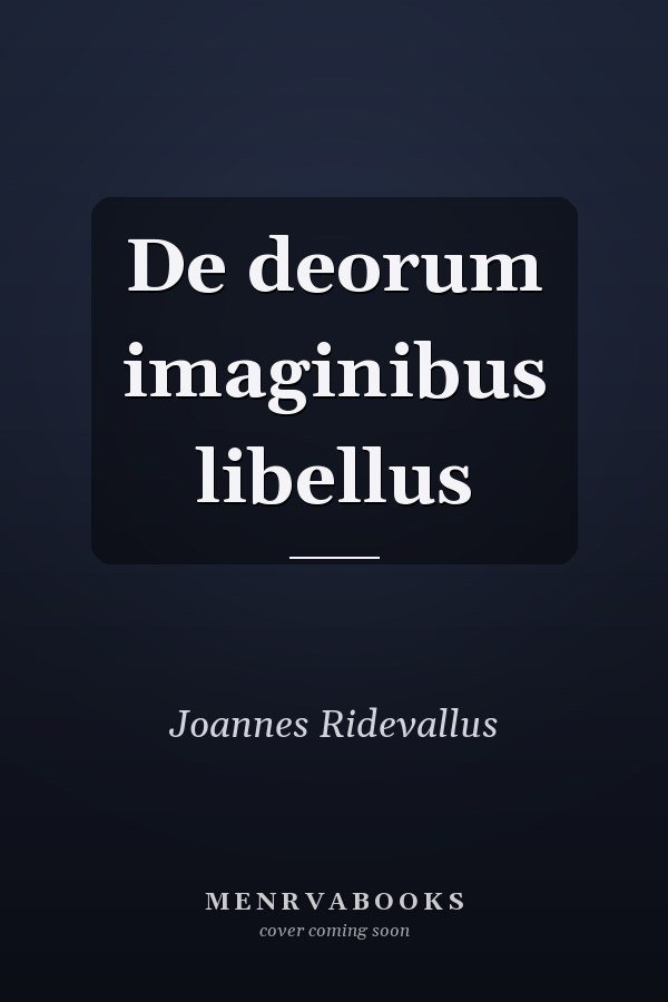 De deorum imaginibus libellus