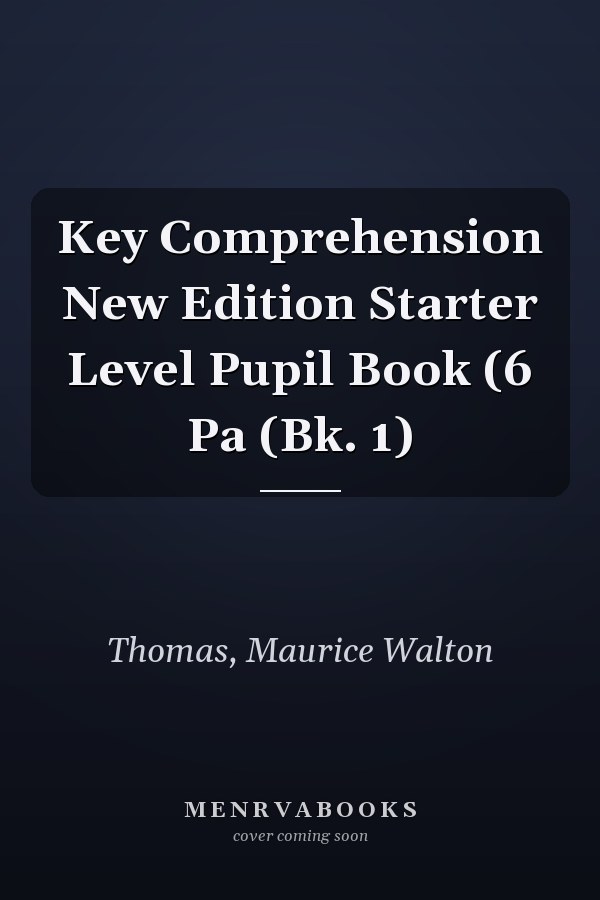 Key Comprehension New Edition Starter Level Pupil Book (6 Pa (Bk. 1)