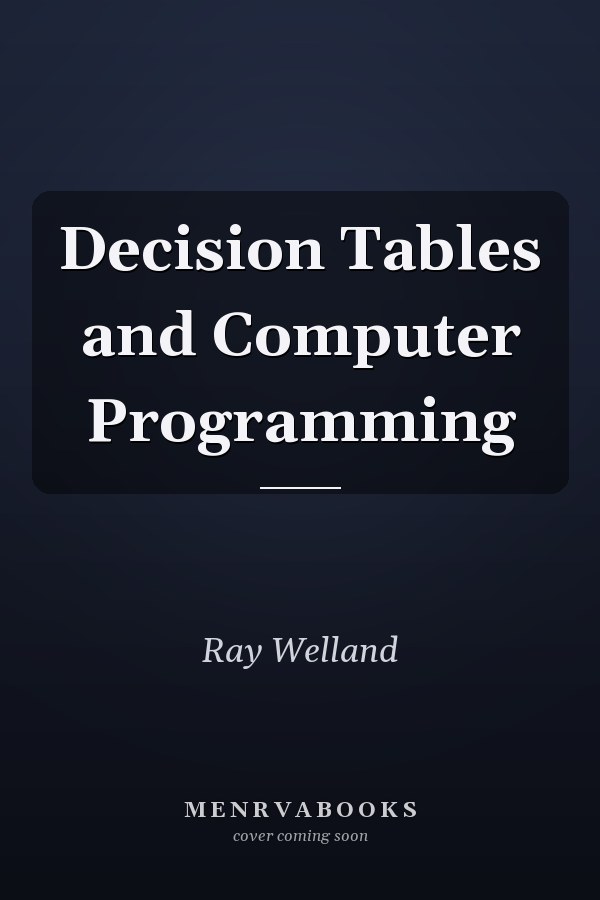 Decision Tables and Computer Programming
