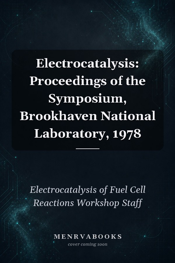 Electrocatalysis: Proceedings of the Symposium, Brookhaven National Laboratory, 1978