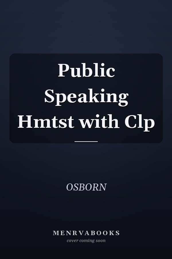 Public Speaking Hmtst with Clp
