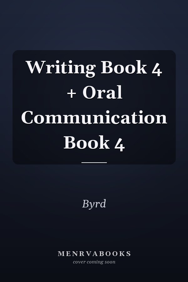 Writing Book 4 + Oral Communication Book 4
