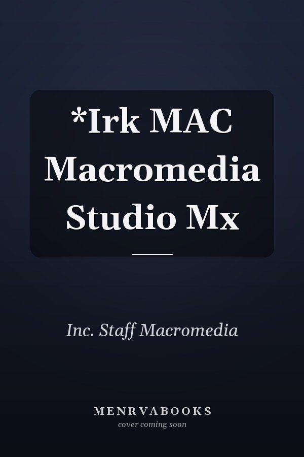 *Irk MAC Macromedia Studio Mx