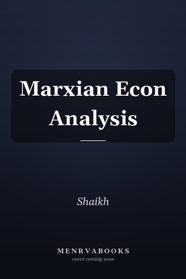 Marxian Econ Analysis