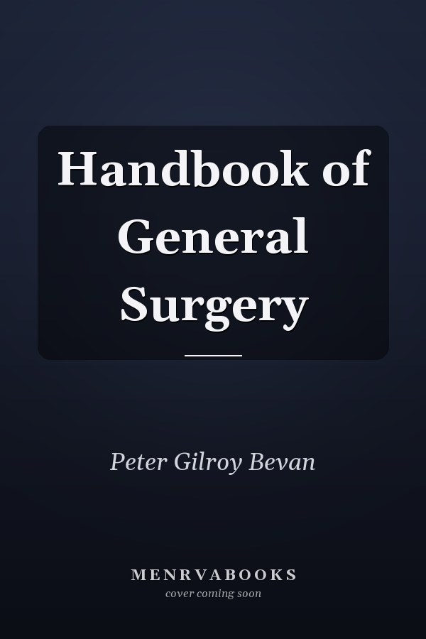 Handbook of General Surgery