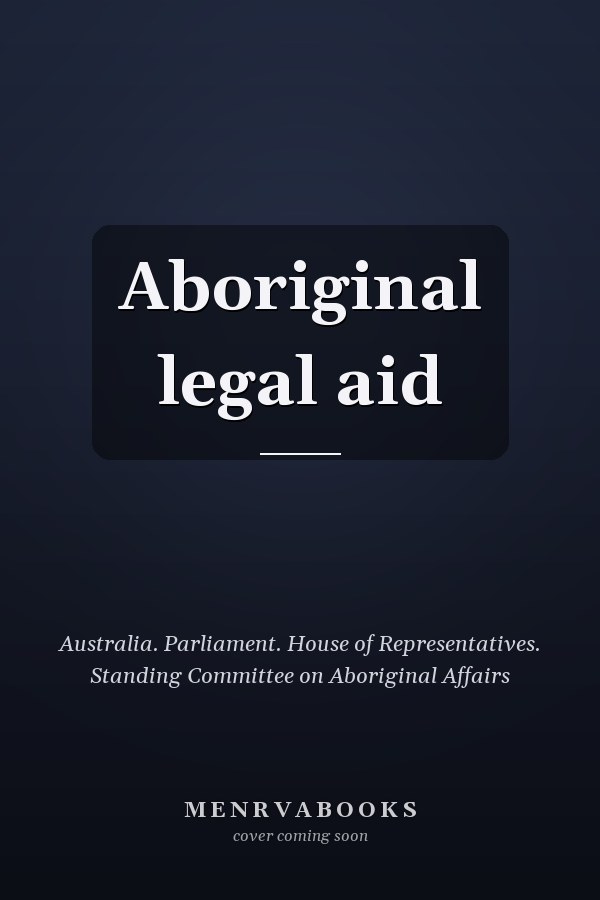 Aboriginal legal aid