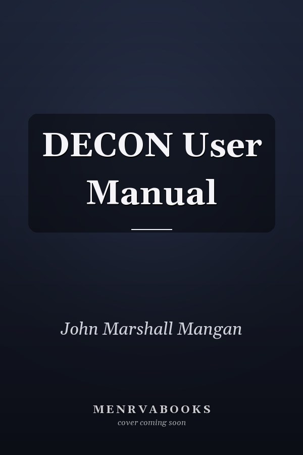 DECON User Manual