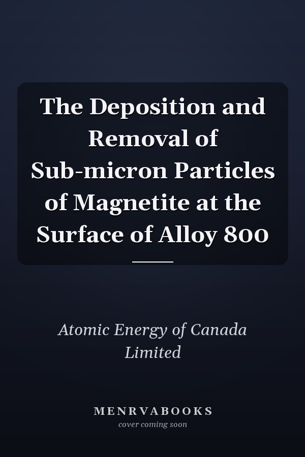 The Deposition and Removal of Sub-micron Particles of Magnetite at the Surface of Alloy 800