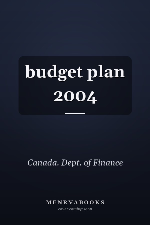 budget plan 2004