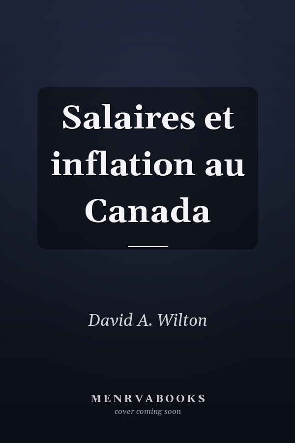 Salaires et inflation au Canada