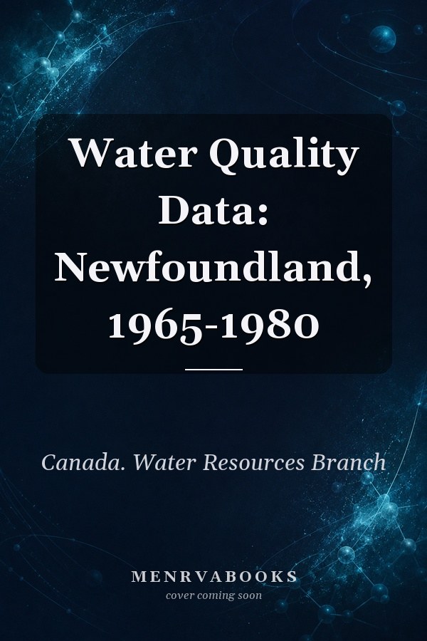 Water Quality Data: Newfoundland, 1965-1980