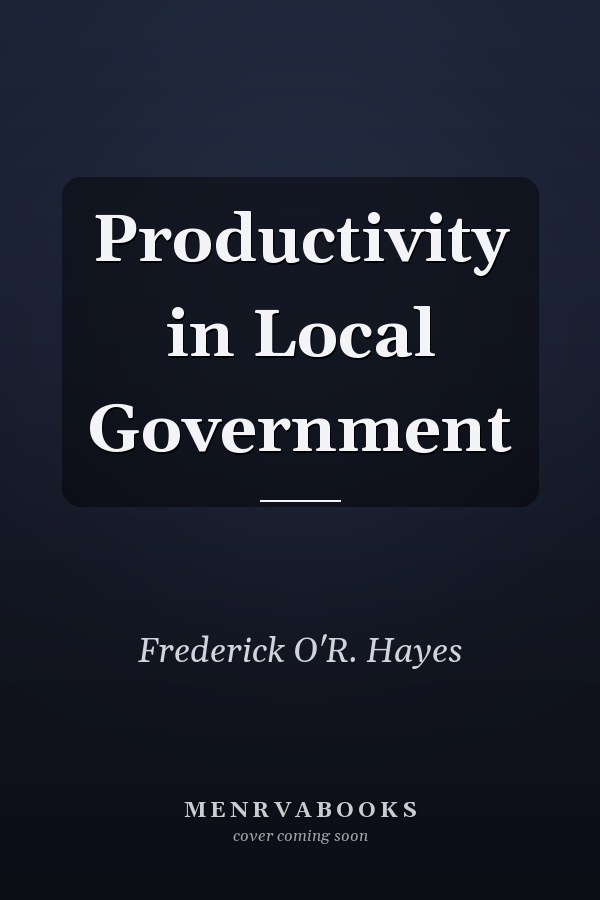Productivity in Local Government