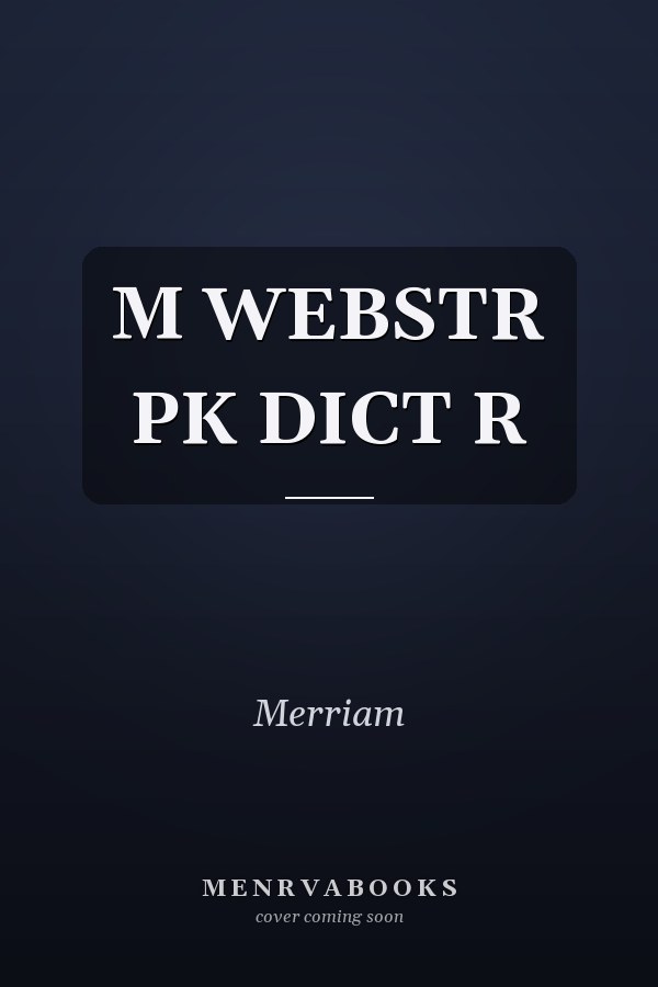 M WEBSTR PK DICT R