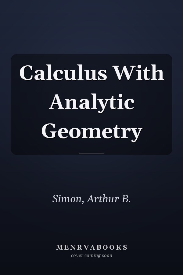 Calculus With Analytic Geometry