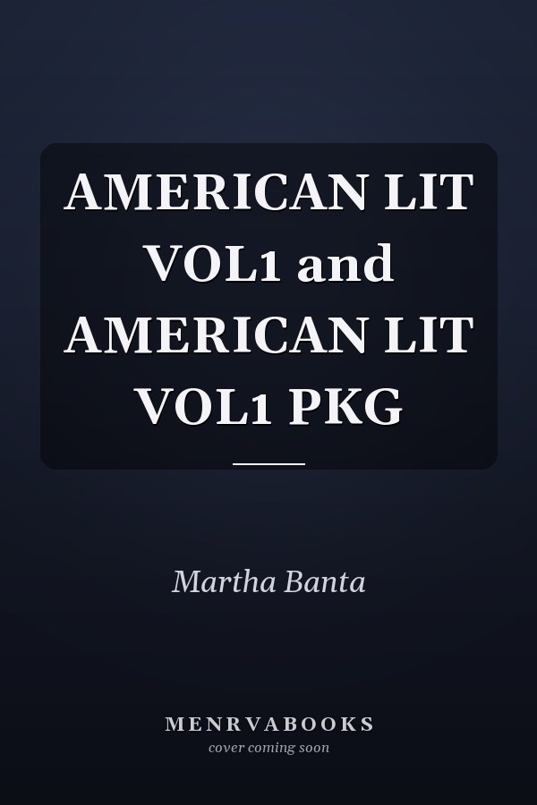 AMERICAN LIT VOL1 and AMERICAN LIT VOL1 PKG