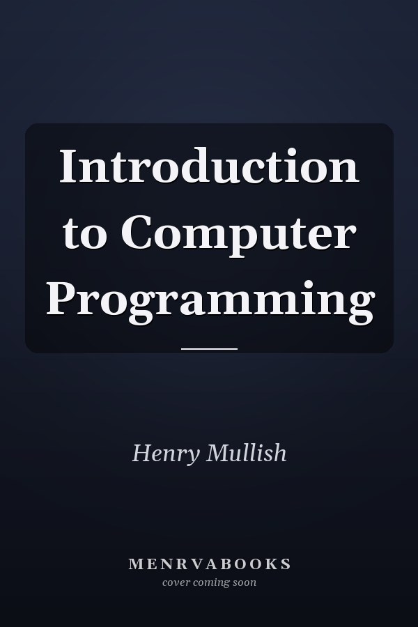 Introduction to Computer Programming