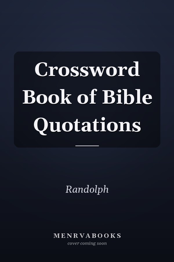 Crossword Book of Bible Quotations