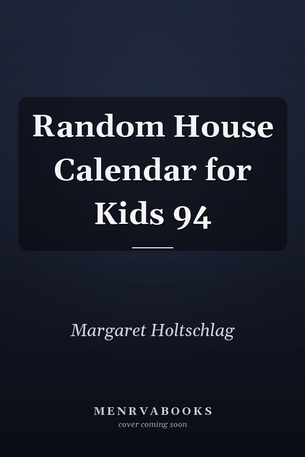 Random House Calendar for Kids 94