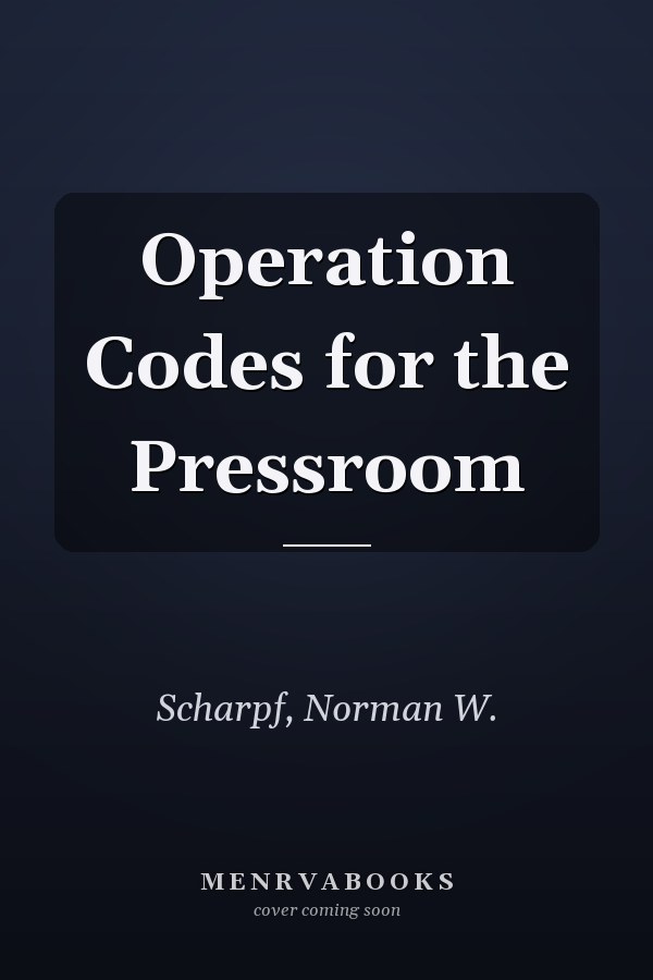 Operation Codes for the Pressroom