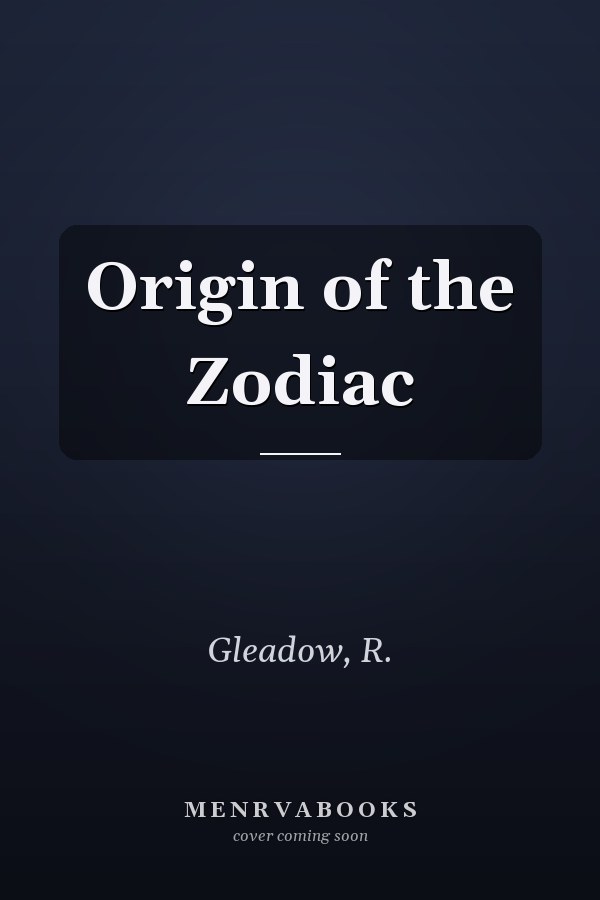 Origin of the Zodiac