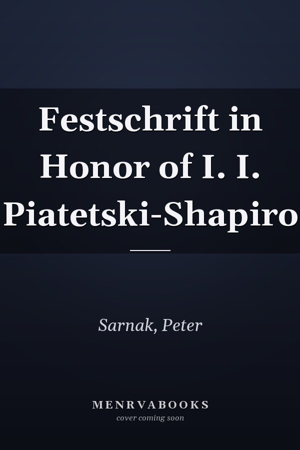 Festschrift in Honor of I. I. Piatetski-Shapiro
