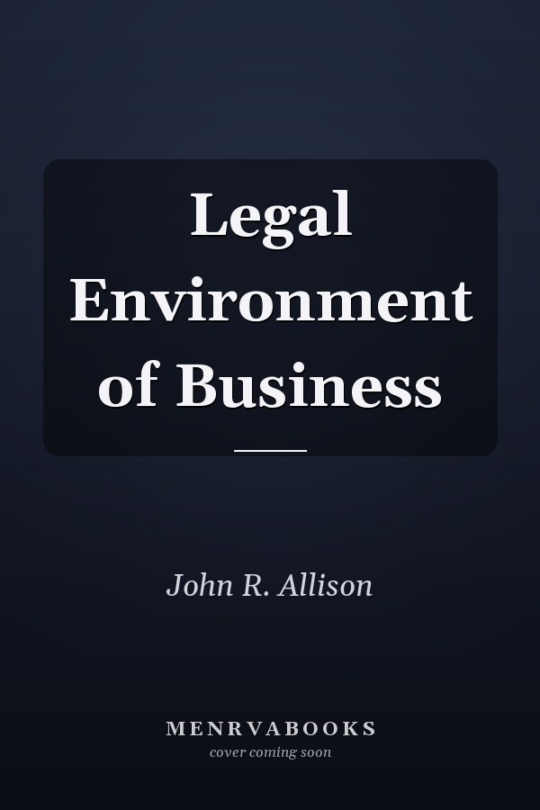 Legal Environment of Business