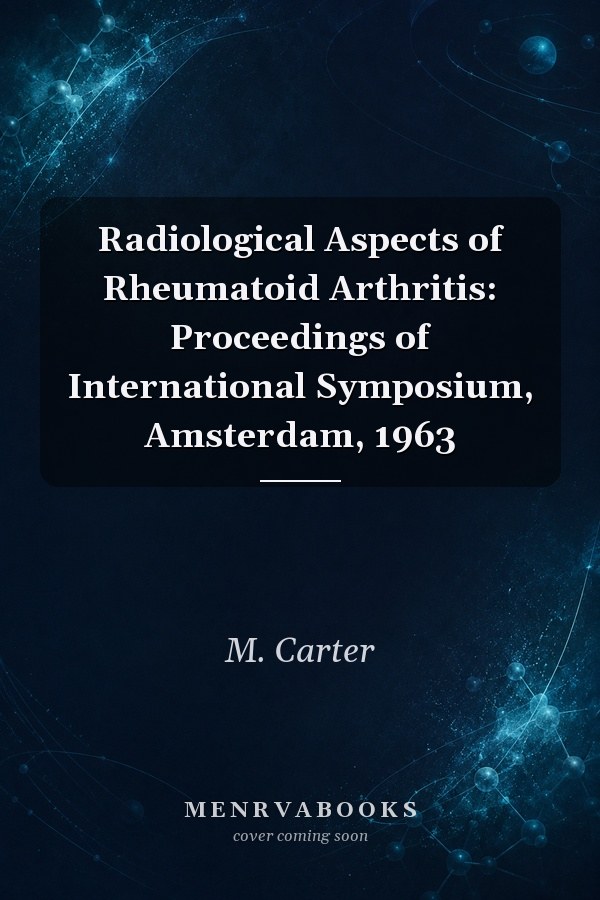 Radiological Aspects of Rheumatoid Arthritis: Proceedings of International Symposium, Amsterdam, 1963