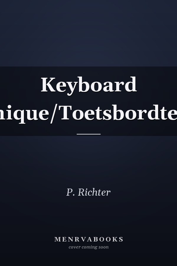 Keyboard Technique/Toetsbordtegniek