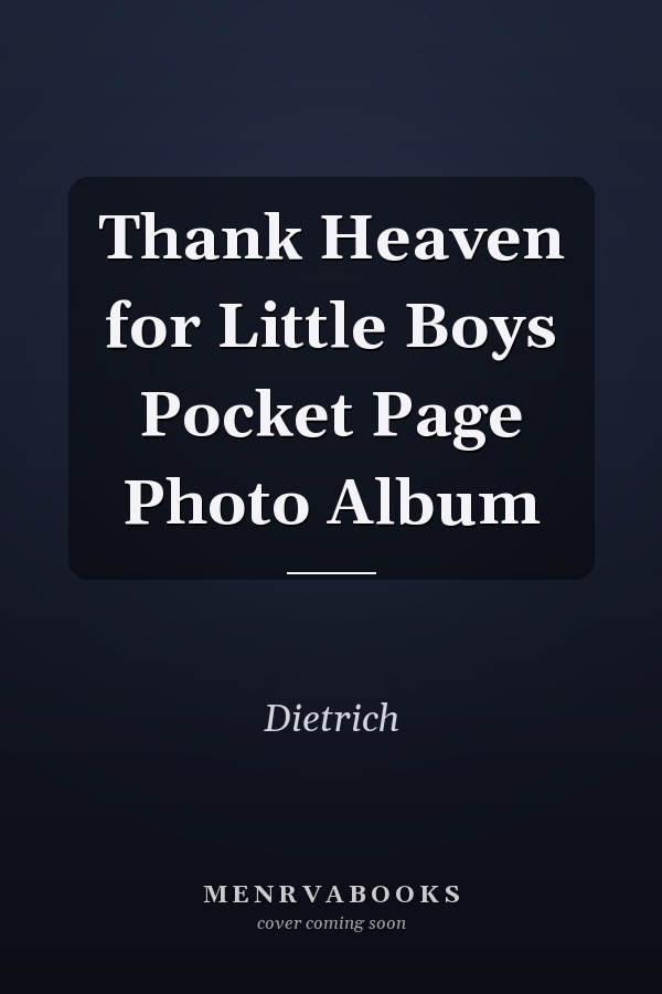Thank Heaven for Little Boys Pocket Page Photo Album