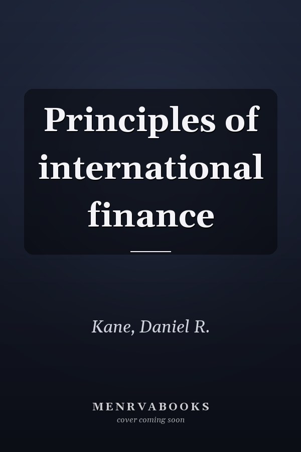 Principles of international finance