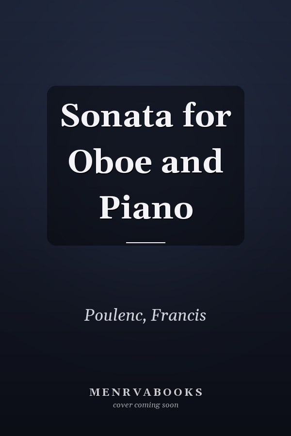 Sonata for Oboe and Piano