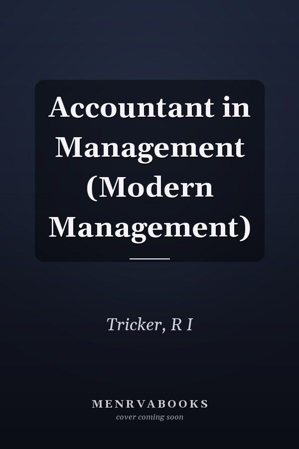 Accountant in Management (Modern Management)