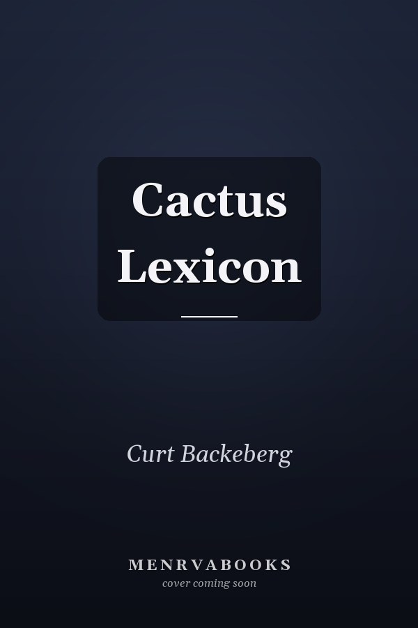 Cactus Lexicon