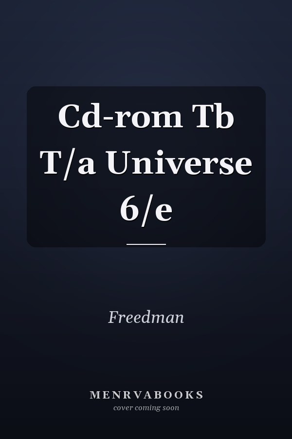 Cd-rom Tb T/a Universe 6/e