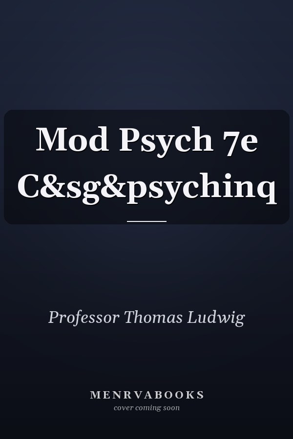 Mod Psych 7e C&sg&psychinq