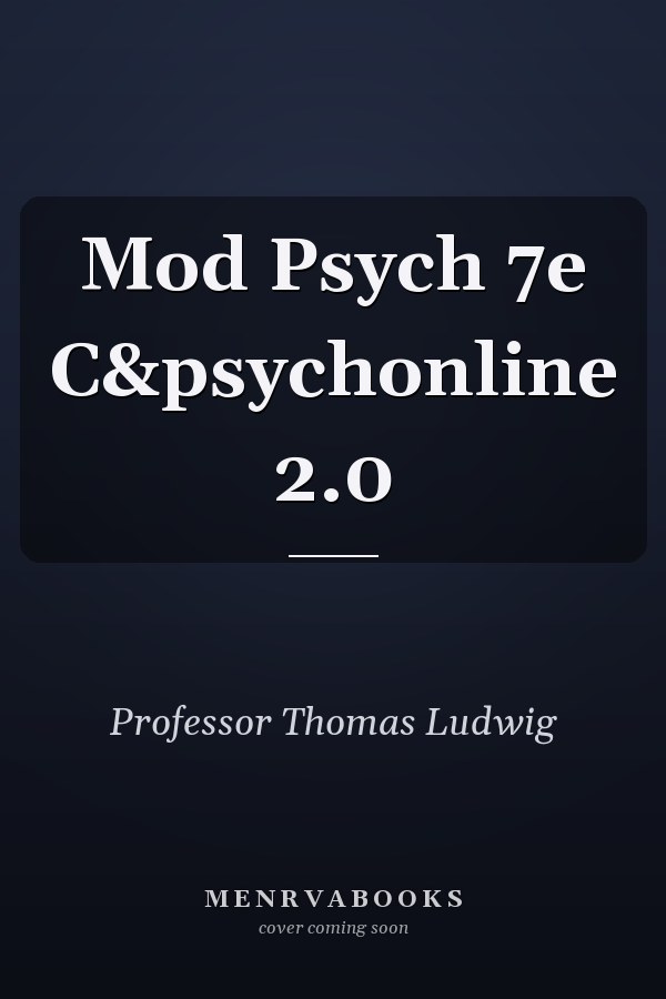 Mod Psych 7e C&psychonline 2.0